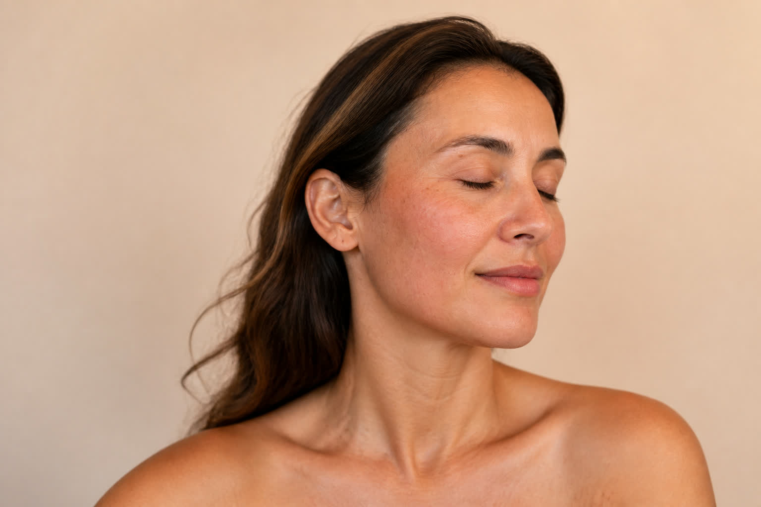 Natuurlijk gloeiende huid na de Reboost-behandeling